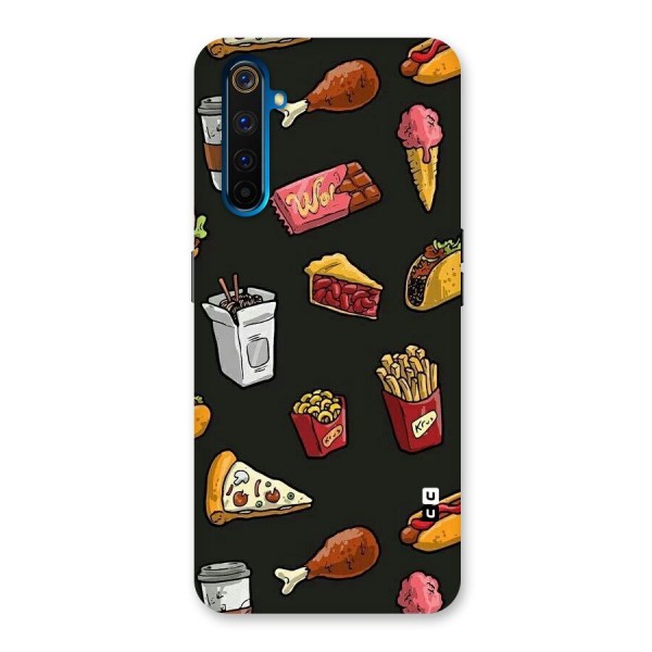 Foodie Pattern Back Case for Realme 6 Pro