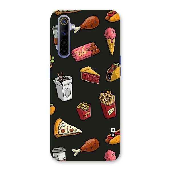 Foodie Pattern Back Case for Realme 6i