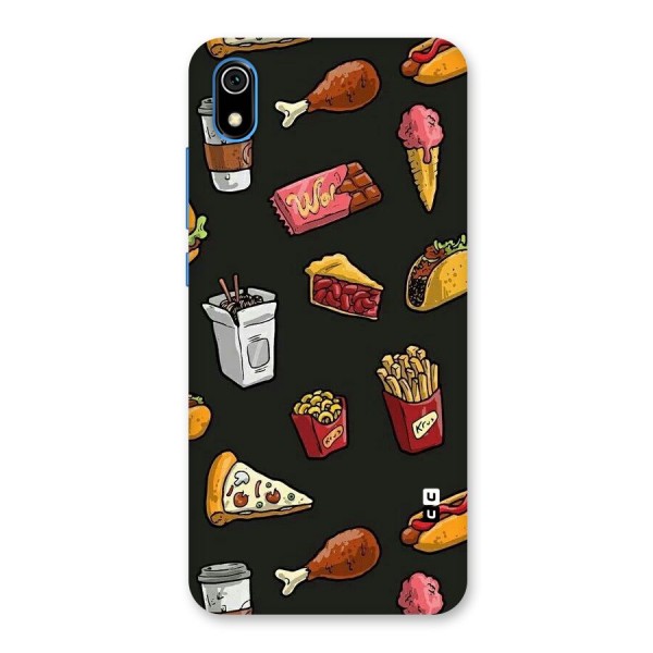 Foodie Pattern Back Case for Redmi 7A