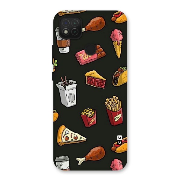 Foodie Pattern Back Case for Redmi 9C