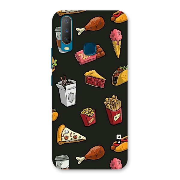 Foodie Pattern Back Case for Vivo U10