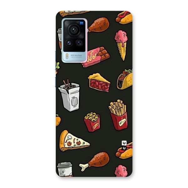 Foodie Pattern Back Case for Vivo X60 Pro