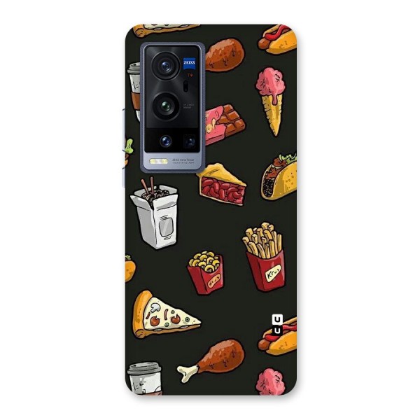 Foodie Pattern Back Case for Vivo X60 Pro Plus