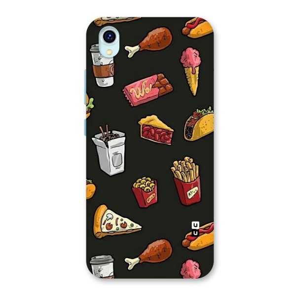 Foodie Pattern Back Case for Vivo Y1s