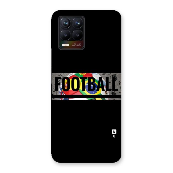 Football Typography Back Case for Realme 8