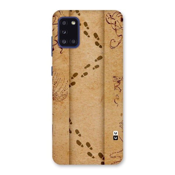 Footsteps Back Case for Galaxy A31