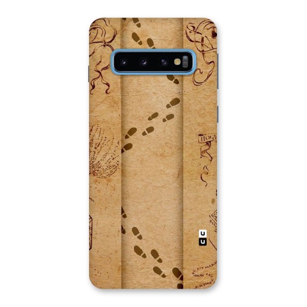 Footsteps Back Case for Galaxy S10