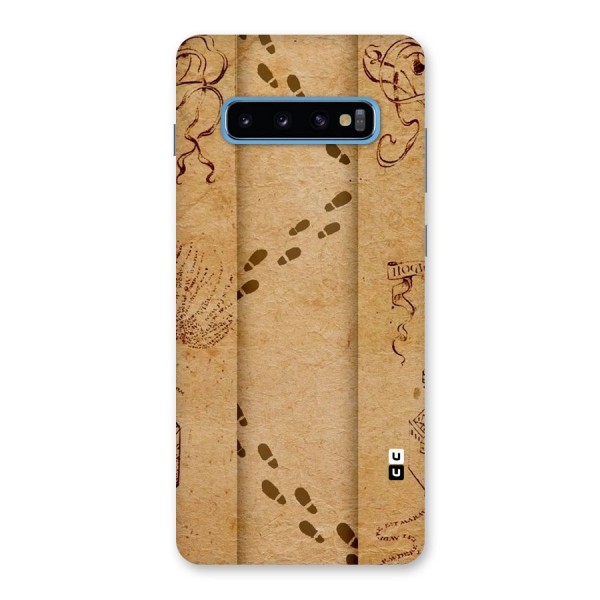 Footsteps Back Case for Galaxy S10 Plus