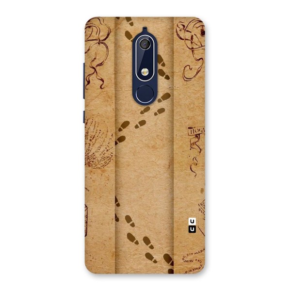 Footsteps Back Case for Nokia 5.1