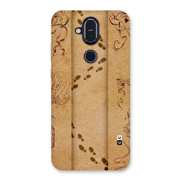 Footsteps Back Case for Nokia 8.1