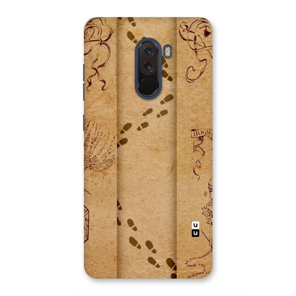 Footsteps Back Case for Poco F1