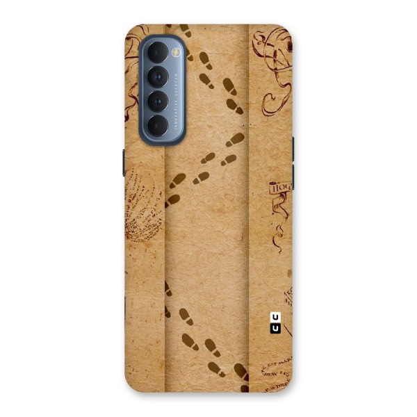 Footsteps Back Case for Reno4 Pro