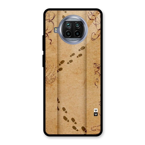 Footsteps Glass Back Case for Mi 10i