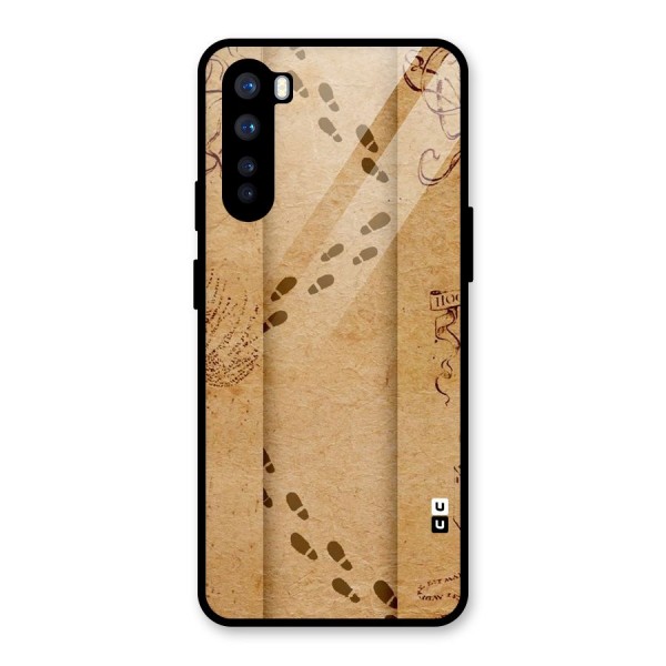 Footsteps Glass Back Case for OnePlus Nord