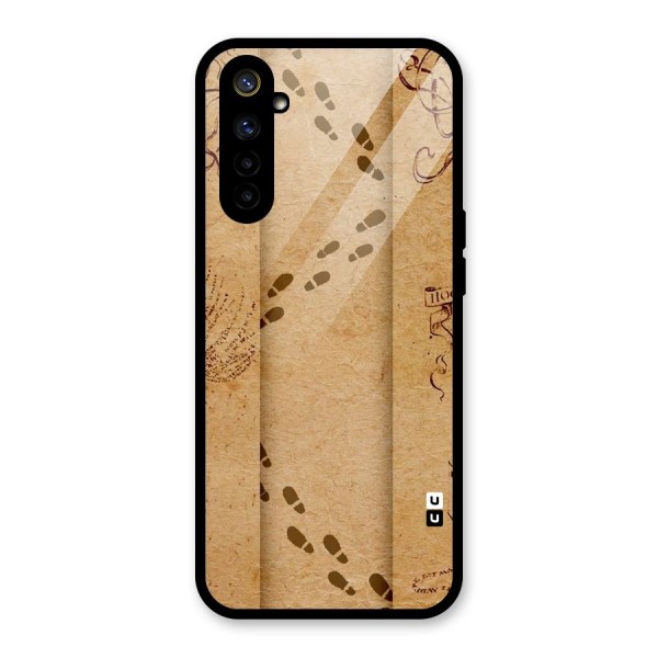 Footsteps Glass Back Case for Realme 6