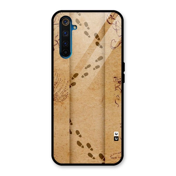 Footsteps Glass Back Case for Realme 6 Pro