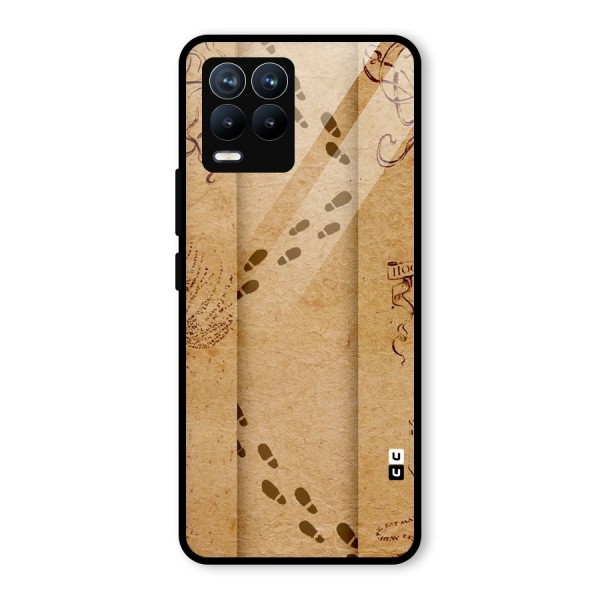 Footsteps Glass Back Case for Realme 8