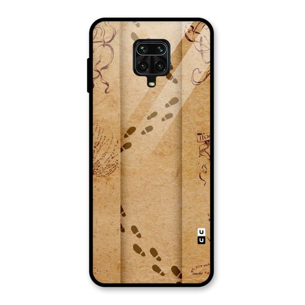 Footsteps Glass Back Case for Redmi Note 10 Lite