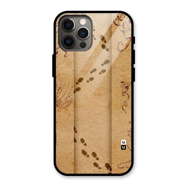 Footsteps Glass Back Case for iPhone 12 Pro