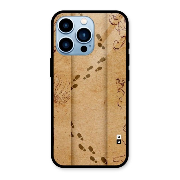 Footsteps Glass Back Case for iPhone 13 Pro