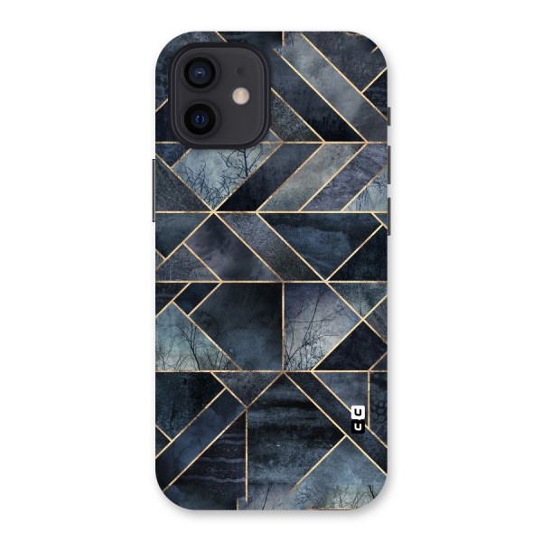 Forest Abstract Lines Back Case for iPhone 12