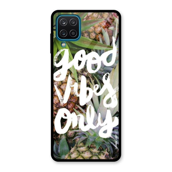 Forest Vibes Glass Back Case for Galaxy A12