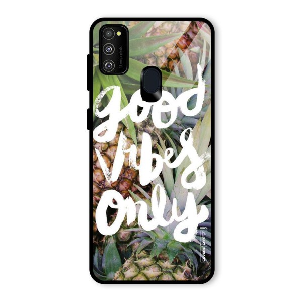 Forest Vibes Glass Back Case for Galaxy M21