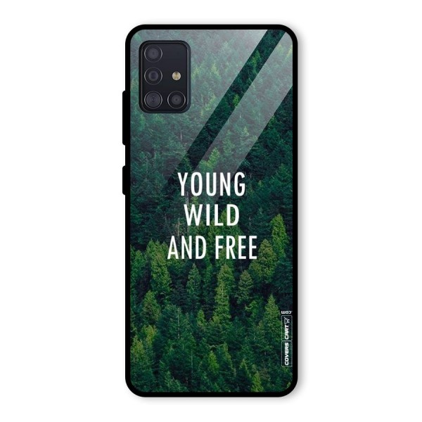 Forest Wanderlust Glass Back Case for Galaxy A51