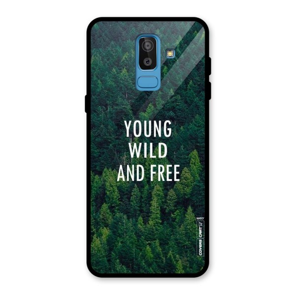 Forest Wanderlust Glass Back Case for Galaxy J8