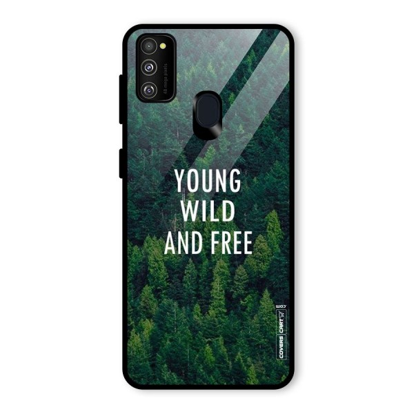 Forest Wanderlust Glass Back Case for Galaxy M21