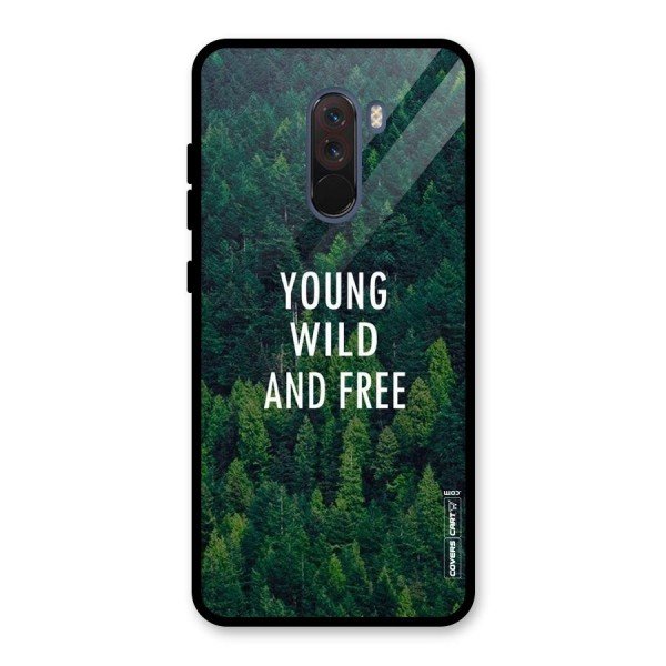 Forest Wanderlust Glass Back Case for Poco F1