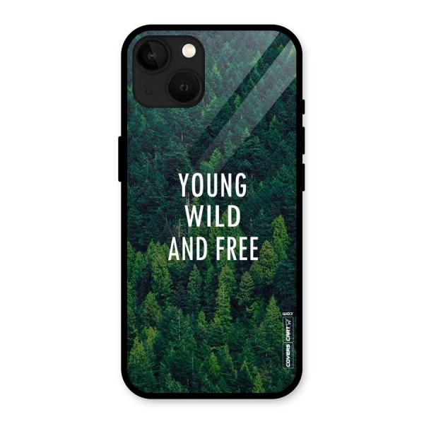 Forest Wanderlust Glass Back Case for iPhone 13