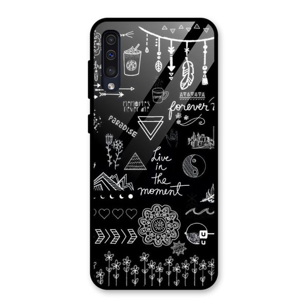 Forever Moment Glass Back Case for Galaxy A50s