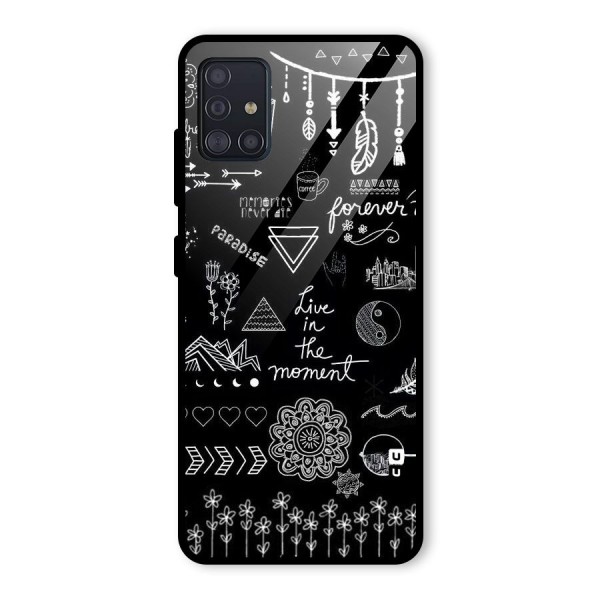 Forever Moment Glass Back Case for Galaxy A51