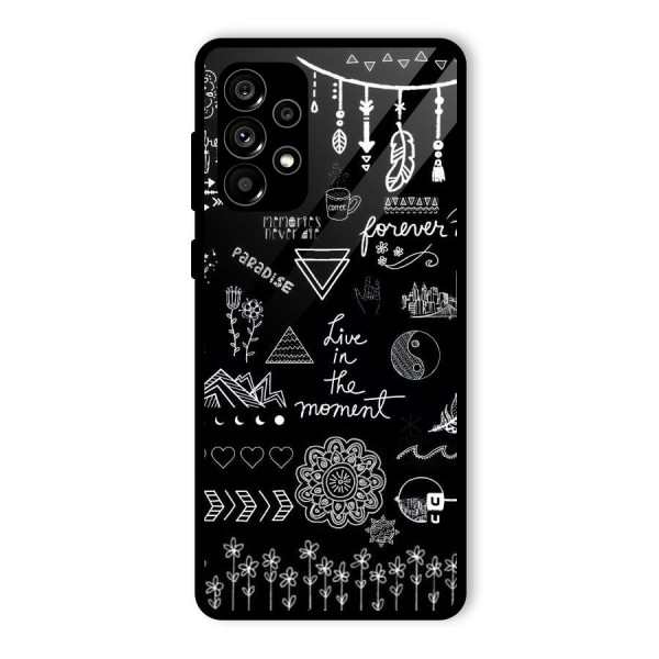 Forever Moment Glass Back Case for Galaxy A73 5G
