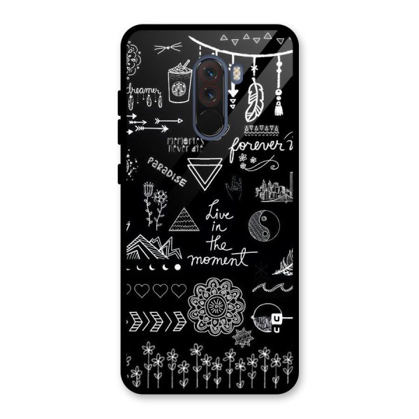 Forever Moment Glass Back Case for Poco F1