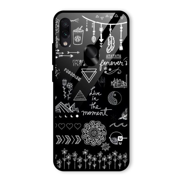 Forever Moment Glass Back Case for Redmi Note 7 Pro