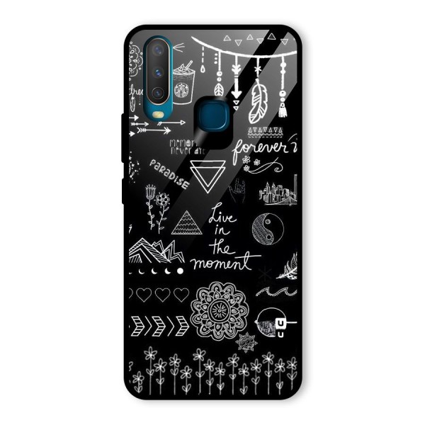 Forever Moment Glass Back Case for Vivo Y12