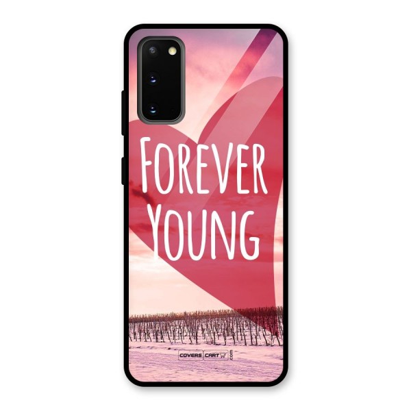 Forever Young Glass Back Case for Galaxy S20