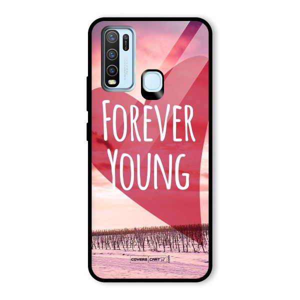 Forever Young Glass Back Case for Vivo Y50