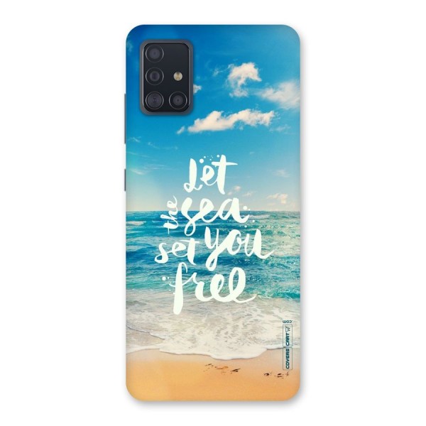 Free Sea Back Case for Galaxy A51