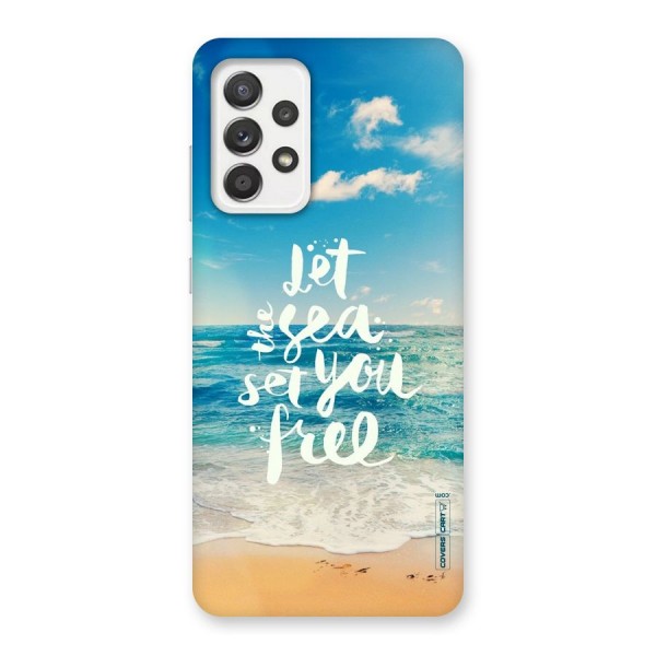 Free Sea Back Case for Galaxy A52