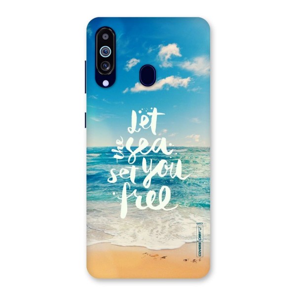 Free Sea Back Case for Galaxy A60