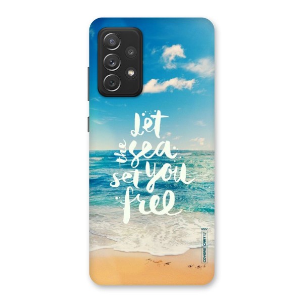 Free Sea Back Case for Galaxy A72