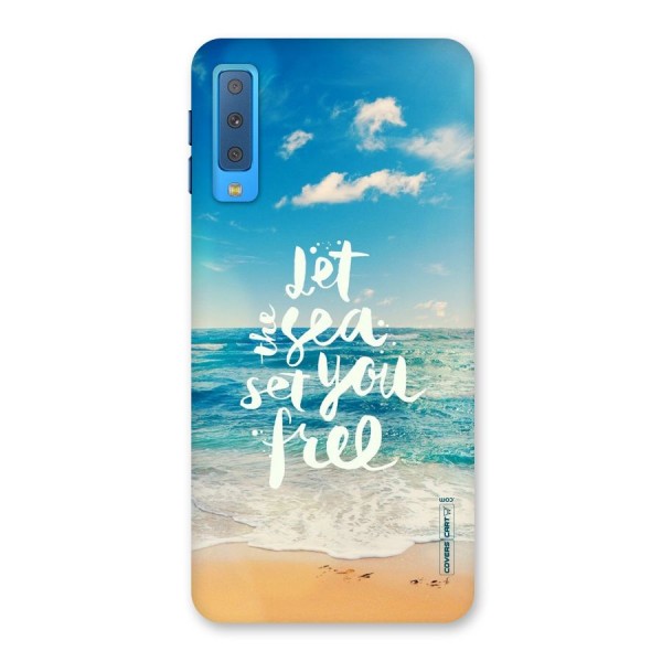 Free Sea Back Case for Galaxy A7 (2018)