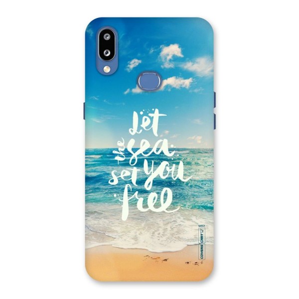 Free Sea Back Case for Galaxy M01s