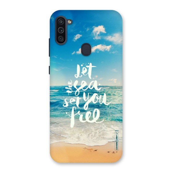 Free Sea Back Case for Galaxy M11