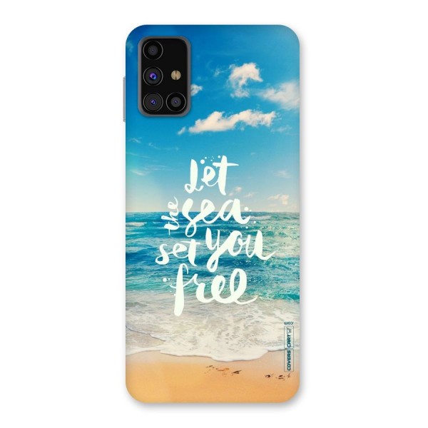 Free Sea Back Case for Galaxy M31s