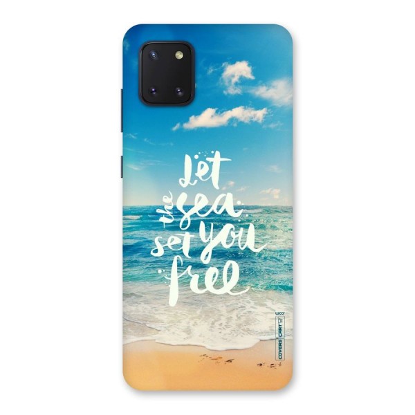 Free Sea Back Case for Galaxy Note 10 Lite