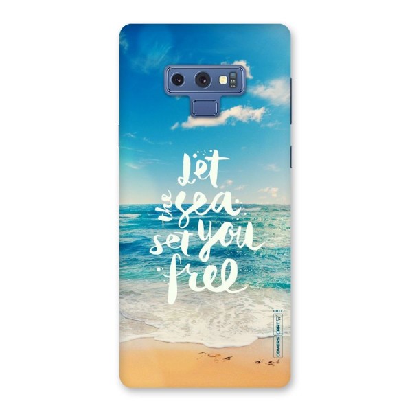 Free Sea Back Case for Galaxy Note 9